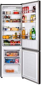 Холодильник темных цветов Maunfeld MFF176SFSB