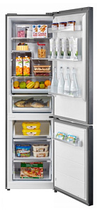 Двухкамерный коричневый холодильник Midea MDRB521MGE05T фото 2 фото 2