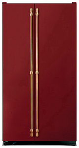 Холодильник 175 см высотой Iomabe ORGF2DBHFRR Бордо