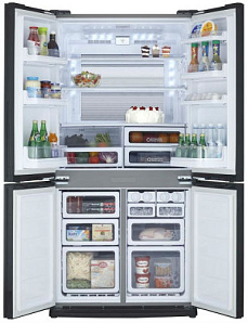 Холодильник 4-х дверный Sharp SJGX98PRD фото 2 фото 2
