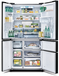 Бежевый холодильник с зоной свежести Sharp SJ-WX99A-CH фото 3 фото 3