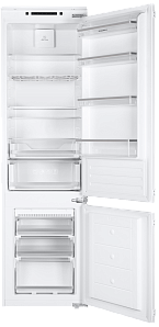 Узкий холодильник шириной 55 см с No Frost Maunfeld MBF193NFFW фото 3 фото 3