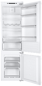 Двухкамерный холодильник глубиной 55 см Maunfeld MBF193NFFW фото 2 фото 2