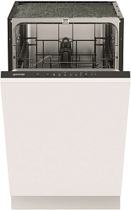 Чёрная посудомоечная машина 45 см Gorenje GV52040