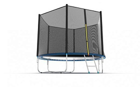 Взрослый батут для дачи EVO FITNESS JUMP External, 10ft (синий) фото 4 фото 4