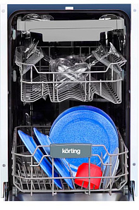 Чёрная посудомоечная машина 45 см Korting KDI 4550 фото 2 фото 2