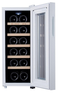 Отдельно стоящий винный шкаф LIBHOF AP-12 white фото 4 фото 4