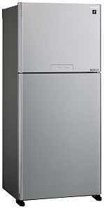 Серебристый холодильник Sharp SJ-XG 55 PMSL