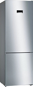 Серебристый холодильник Ноу Фрост Bosch KGN49XLEA