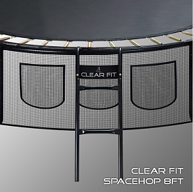 Батут с сеткой и лестницей Clear Fit SpaceHop 8FT фото 4 фото 4