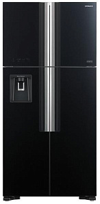 Широкий холодильник с верхней морозильной камерой HITACHI R-W 662 PU7 GBK