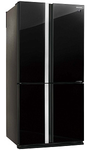 Большой чёрный холодильник Sharp SJGX98PBK фото 2 фото 2