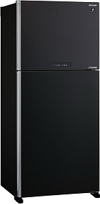 Двухкамерный холодильник с верхней морозильной камерой Sharp SJ-XG 55 PMBK