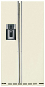 Широкий бежевый холодильник Iomabe ORE 24 VGHFBI бежевый
