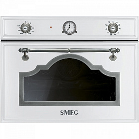 Духовой шкаф с свч функцией Smeg SF4750MCBS