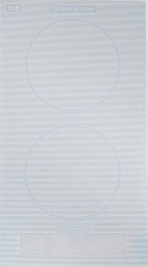 Белая 2-х конфорочная варочная панель Zigmund & Shtain CI 33.3 W