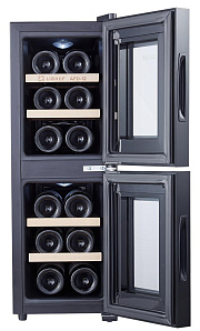 Отдельно стоящий винный шкаф LIBHOF APD-12 black фото 4 фото 4