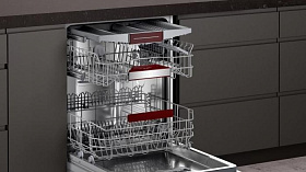 Компактная красная посудомоечная машина Neff S155HCX29E фото 3 фото 3