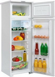 Низкий холодильник с морозильной камерой Саратов 263 (КШД-200/30)