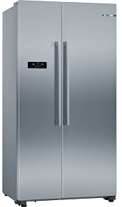 Двухкамерный серебристый холодильник Bosch KAN93VL30R