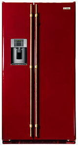 Холодильник 176 см высотой Iomabe ORE 24 VGHFRR Бордо