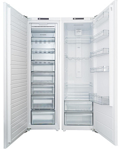 Встраиваемый двухдверный холодильник Schaub Lorenz SLU E524-1WE