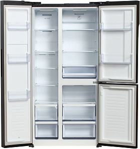 Двухстворчатый холодильник Hyundai CS5073FV графит фото 2 фото 2