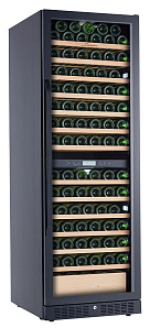 Двухтемпературный винный шкаф LIBHOF SED-161 black