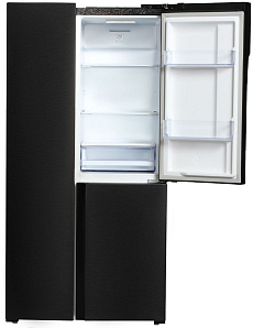 Большой двухстворчатый холодильник Hyundai CS5073FV графит фото 3 фото 3