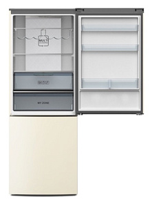 Двухкамерный бежевый холодильник Haier C4F 744 CCG фото 3 фото 3