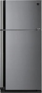 Двухкамерный холодильник с ледогенератором Sharp SJXE59PMSL