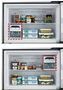 Холодильник  с зоной свежести Hitachi R-V 542 PU7 PWH фото 4 фото 4