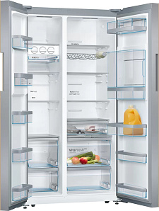 Бежевый холодильник Side-by-Side Bosch KAH92LQ25R фото 2 фото 2