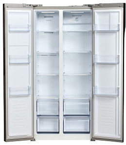 Холодильник с морозильной камерой Hyundai CS4505F нержавеющая сталь фото 2 фото 2