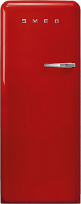 Красный холодильник в стиле ретро Smeg FAB28LRD5