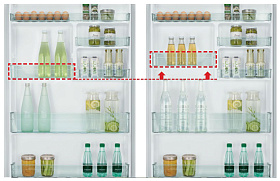 Белый холодильник HITACHI R-V 662 PU7 PWH фото 4 фото 4