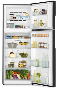 Двухкамерный холодильник  no frost Hitachi R-V 472 PU8 BBK фото 3 фото 3