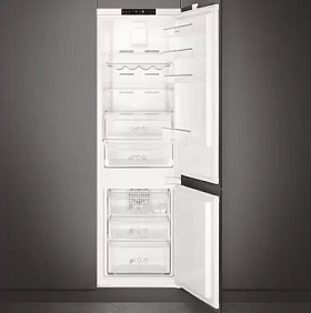 Бесшумный встраиваемый холодильник Smeg C8175TNE фото 3 фото 3