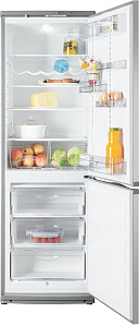 Двухкамерный серебристый холодильник ATLANT ХМ 6021-080 фото 4 фото 4